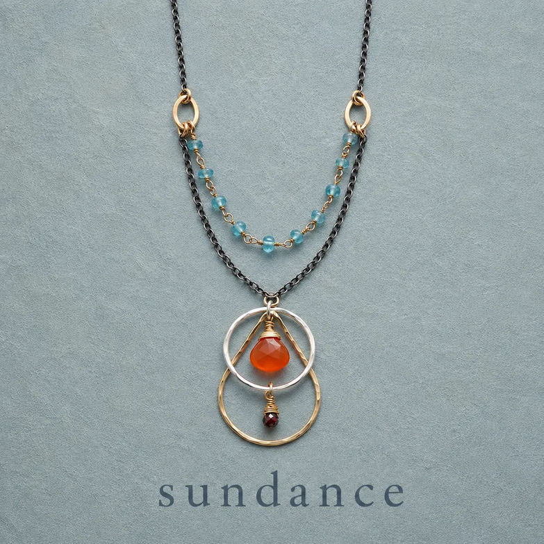 sundance-catalog-jewelry-necklace.jpg andmade sterling silver and gold necklace by Plumb Line Jewelry.”
